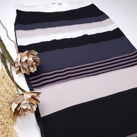 Annie Thompson Kate Chic Skirt Sz M (Special Make 1 of 13 ) Grey Cream S… - Picture 7 of 13